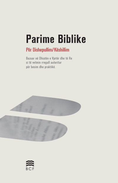 Biblical Principles for Discipleship/Counseling - Albanian