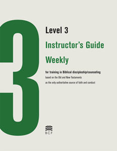 Level 3 Instructor's Guide: Weekly